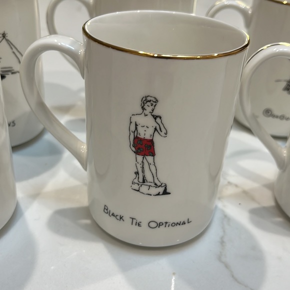 5 Merry masterpieces, first edition Christmas mugs, - Picture 2 of 3
